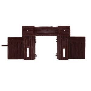 Aurora Attack On Fort Geronimo Playset Front Section Damaged Vintage 1977